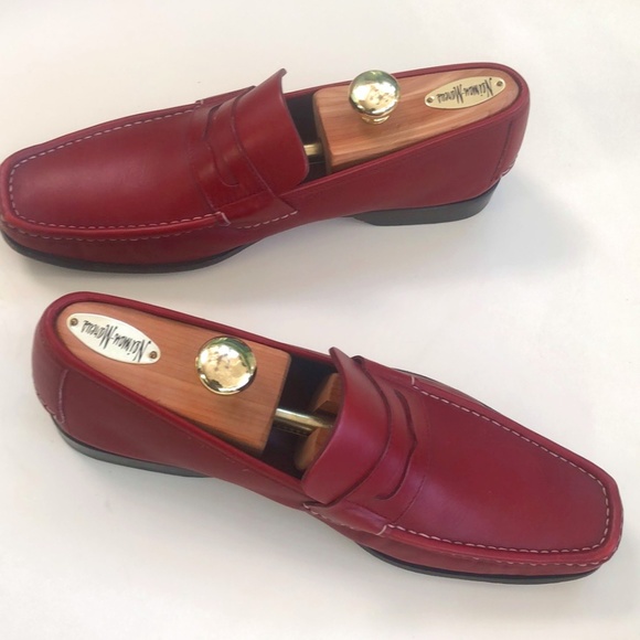 Salvatore Ferragamo Men\'s Red Shoes Size 8.5 main image 11